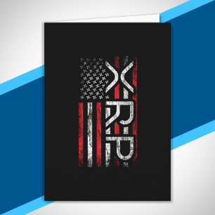 XRP Crypto Cryptocurrency American Flagga Member Kort