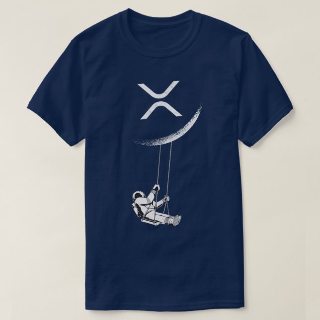 XRP Crypto Gift Cryptocurrency Blockchain Communit T Shirt (Design framsida)