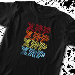 XRP Crypto Retro Vintage Cryptocurrency Memid T Shirt