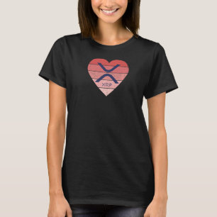 Xrp Crypto Rosa Grunge Women's Design Cryptocurren T Shirt