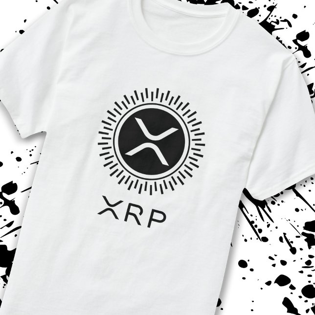 XRP Cryptocurrency Crypto Decorative Circle Logoty T Shirt (Skapare uppladdad)