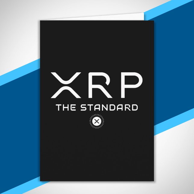 XRP Cryptocurrency för standardkryptering av offer Kort (Skapare uppladdad)