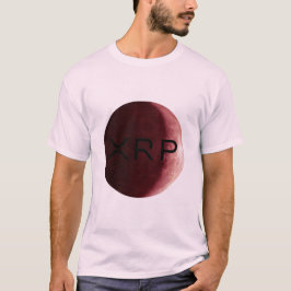 xrp, krusning, röd logotyp måne, tshirt t shirt