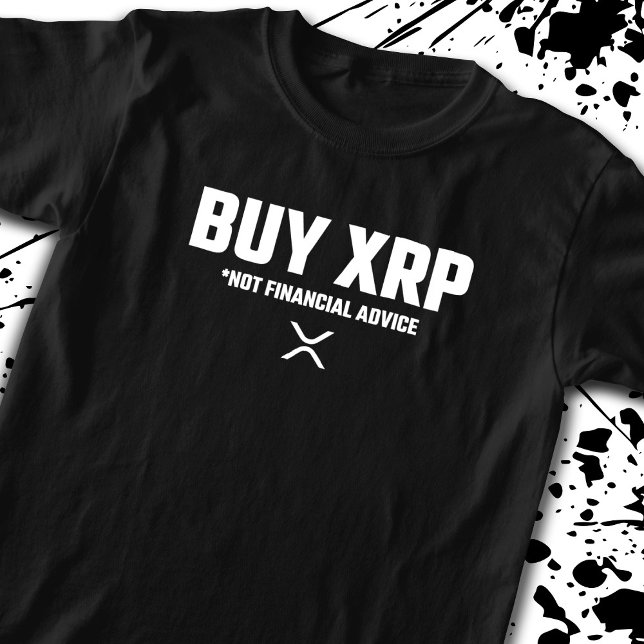 XRP-krypteringsnota ej avskrivning för finansiell  T Shirt (Skapare uppladdad)