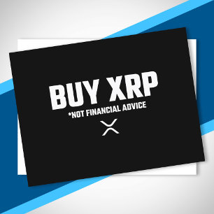 XRP-krypteringsnota ej avskrivning för finansiell Vykort