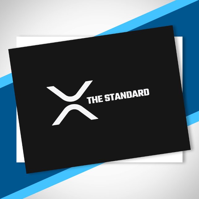 XRP-kryptokryptovaluta för kryptovaluta för krypto Vykort (Skapare uppladdad)