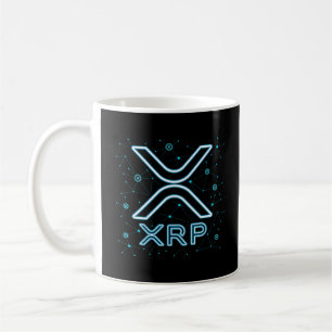 XRP kryptovaluta XRPL Blockchain Krypto stjärnor Kaffemugg