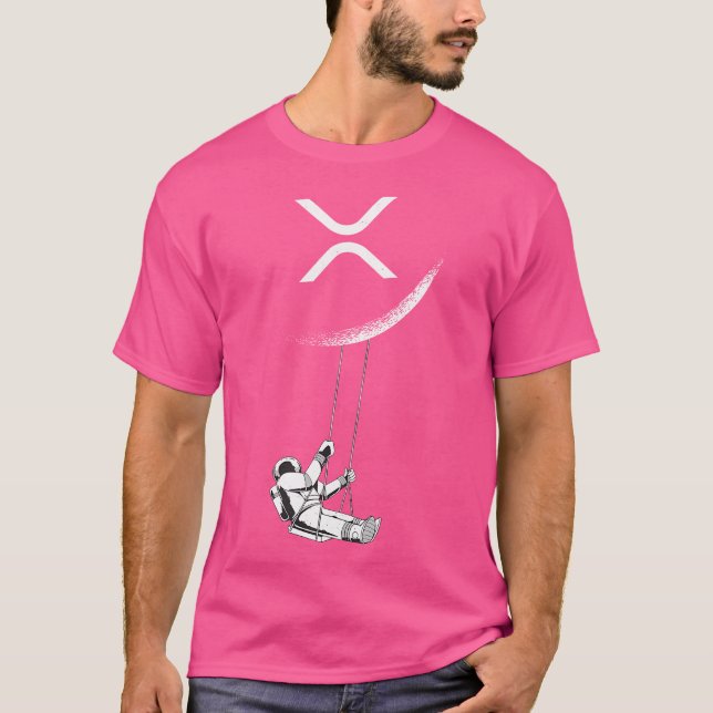 Xrp Måne Merch Cryptocurrency Crypto Currency Merc T Shirt (Framsida)