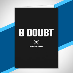 XRP Meme Crypto Cryptocurrency 0 Doubte Quote Kort