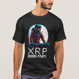 xrp moon party astronaut disc jockey boyfriend gir t shirt