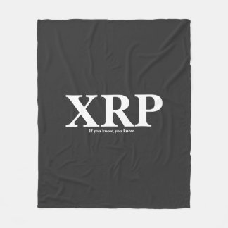 XRP Om du vet, vet du Fleecefilt