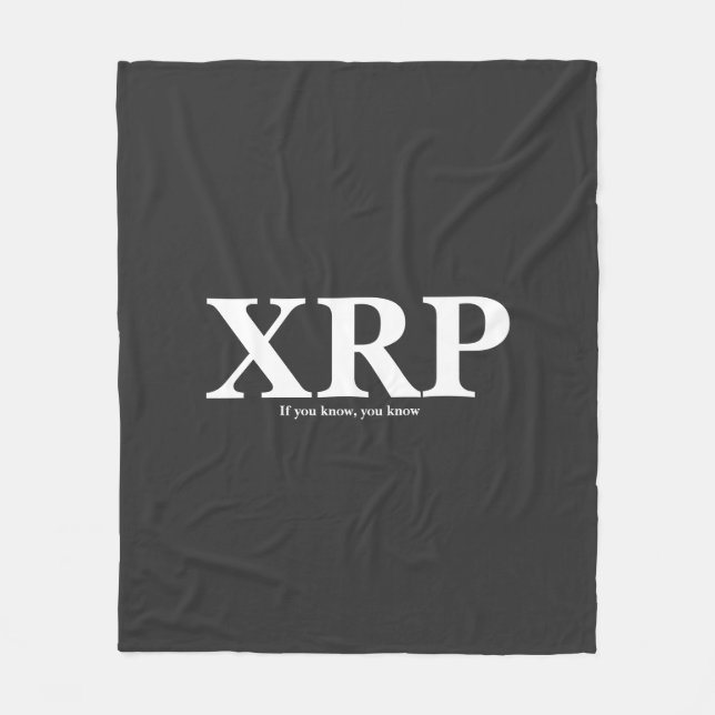 XRP Om du vet, vet du Fleecefilt (Framsidan)
