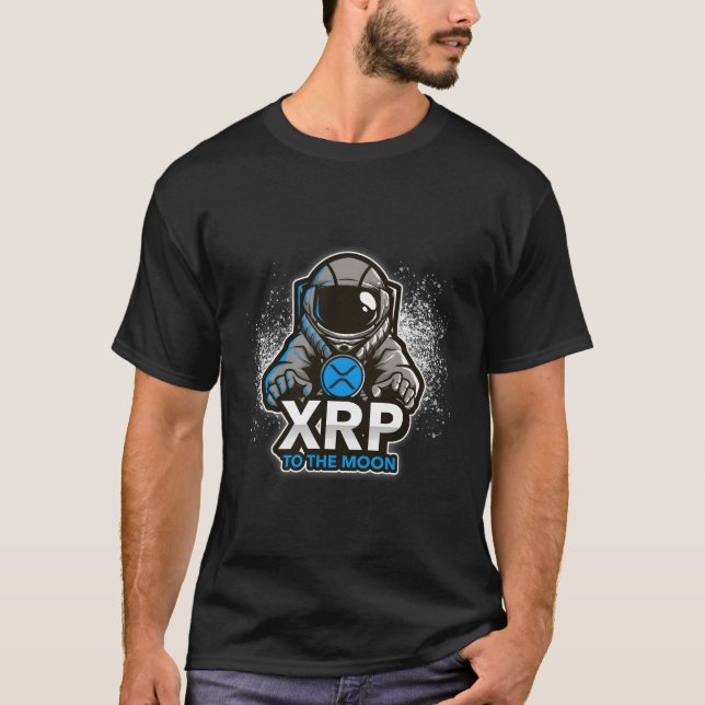 Xrp Ripple Cryptocurrency T Shirt (Framsida)