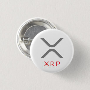 XRP skvalpar grått, & röd logotyp knäppas Knapp