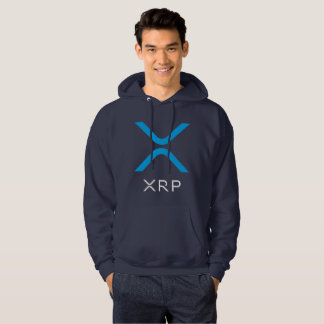 XRP skvalpar hoodien för blått- & vitlogotyp | Hoodie