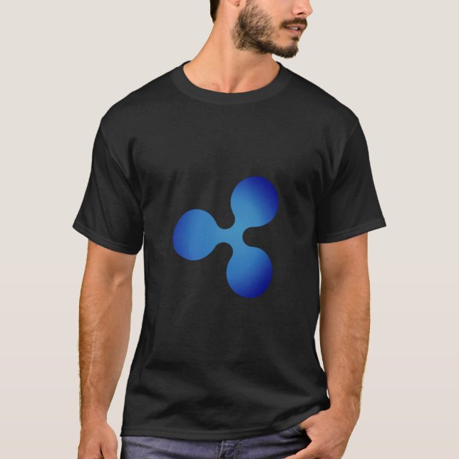 XRP skvalpar logotypen, manar T Shirt (Framsida)