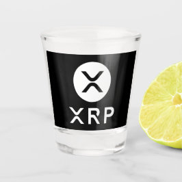 XRP Svart och Vit Krypto Valuta Fest
