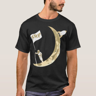 XRP till Måne Kripple XRP Astronaut Crypto T Shirt