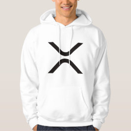 XRP 'X' Logotyp White Hoodie
