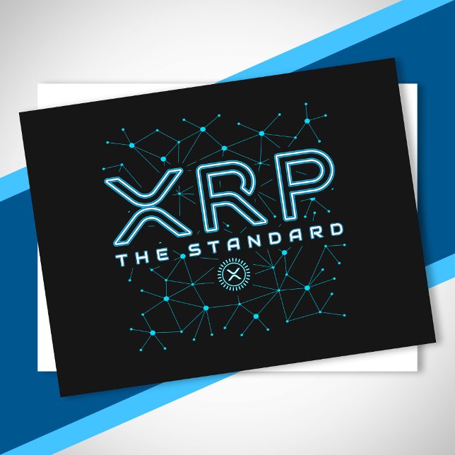 XRPL Blockchain XRP Cryptocurrency Crypto Stars Vykort (Skapare uppladdad)