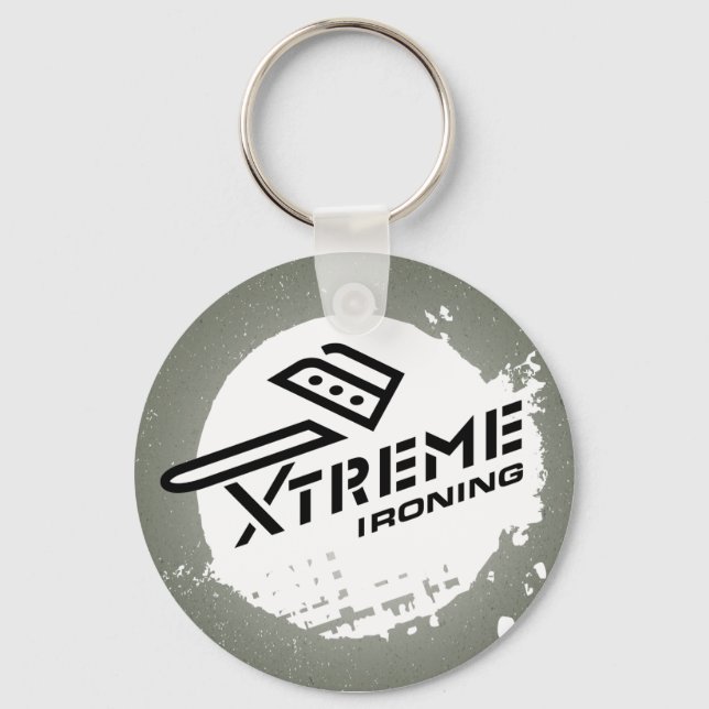 Xtreme Ironing Keychain 2 Nyckelring (Framsida)
