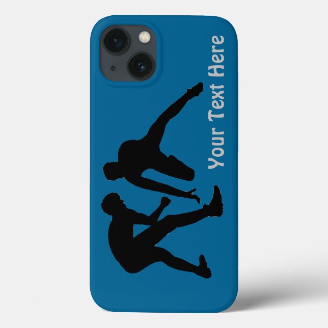 XTreme Tuff Wrestling iphone case med din text (Baksida)