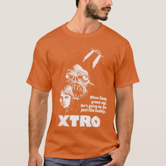 XTRO Retro 80s skräckfilm T Shirt