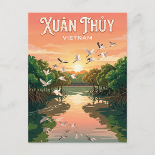 Xuân Thủy nationalpark Vietnam Vykort