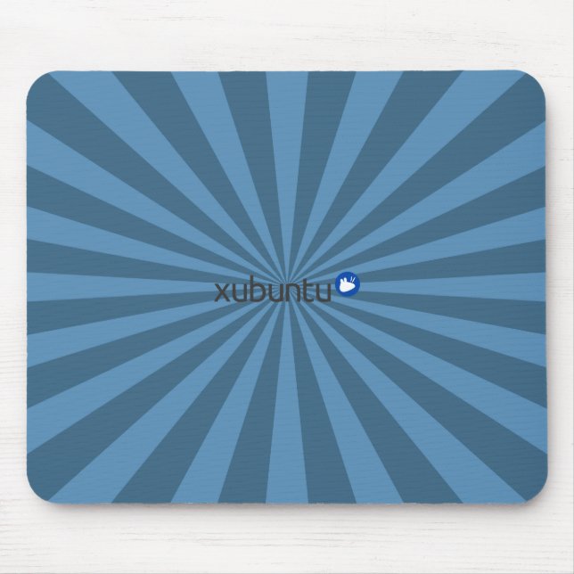 Xubuntu Linuxblått StarBurst Musmatta (Framsidan)