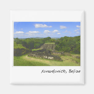 Xunantünch Mayan Ruin i Belize Magnet