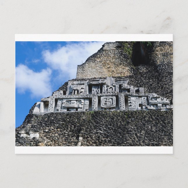 Xunantünch Mayan Ruin i Belize Vykort (Framsida)