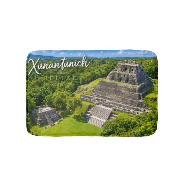Xunantunich Belize Mayafyndplats Badrumsmatta (Framsidan)