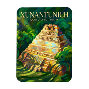 Xunantunich Mayaruiner Belize Magnet