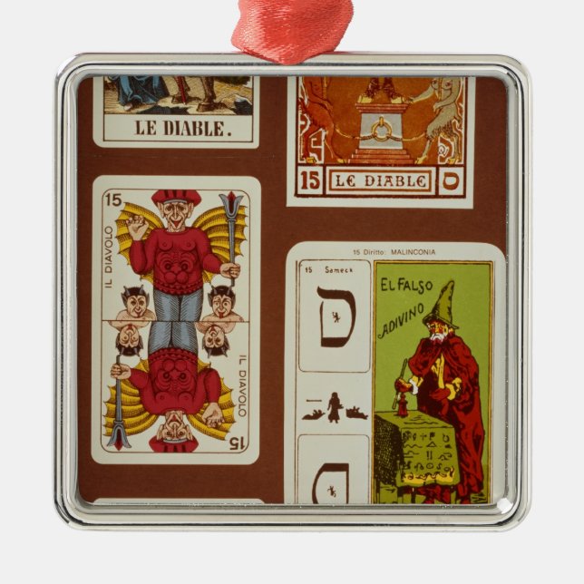 XV djävulen Julgransprydnad Metall (Framsidan)