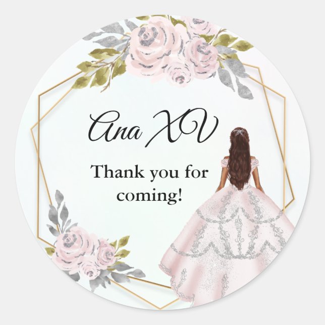 xv-klistermärken runt klistermärke (Framsida)