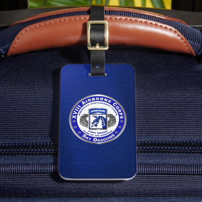 XVIII Airborne Corps Bagagebricka (Framsida Insitu 2)