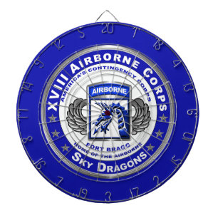 XVIII Airborne Corps Himlar Dragons Darttavla