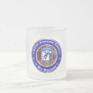 XVIII Airborne Corps Himmelska Drakar Frostad Glasmugg