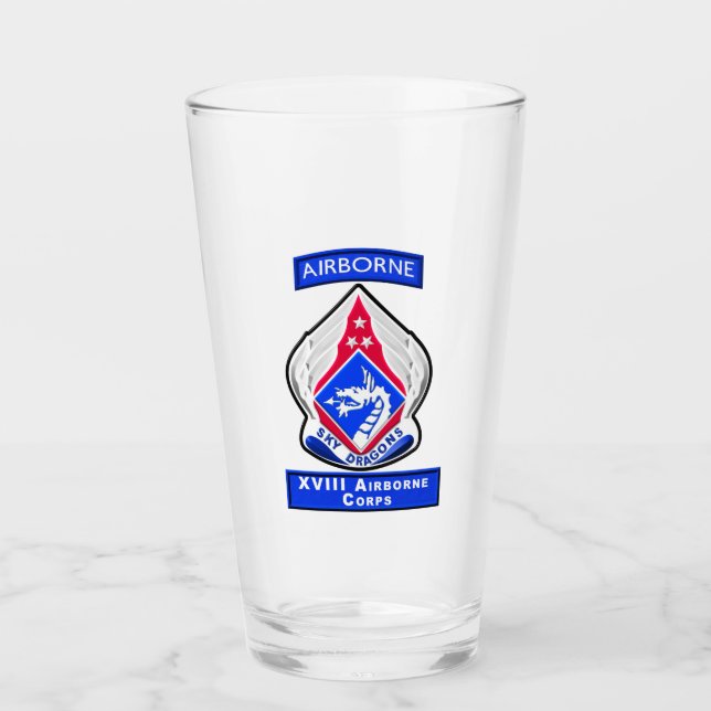 XVIII Airborne Corps “Himmelska Drakar” Glaskopp (Framsida)