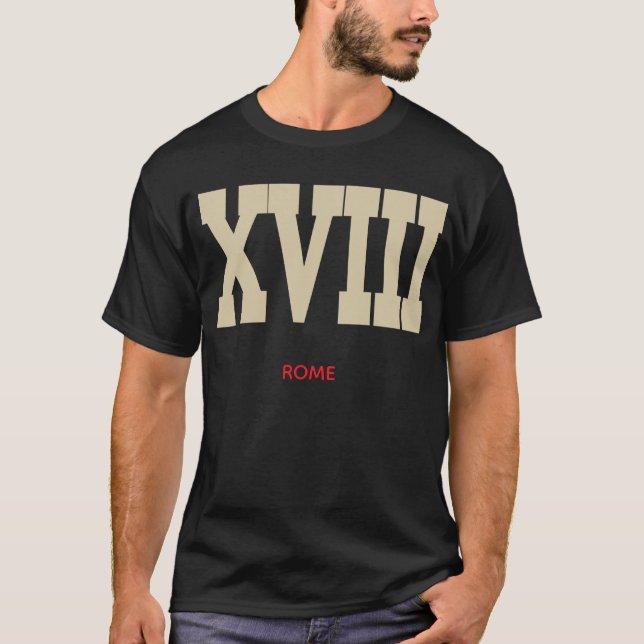 XVIII T SHIRT (Framsida)