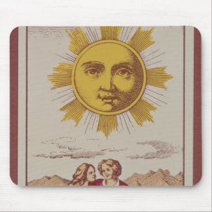 XVIIII Le Soleil, franskt tarotkort av solen Musmatta