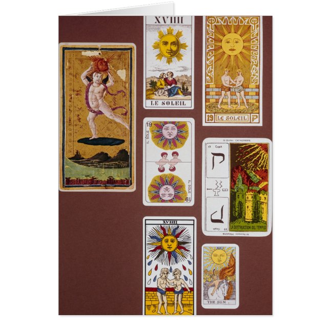 XVIIII solen Hälsningskort (Framsidan)