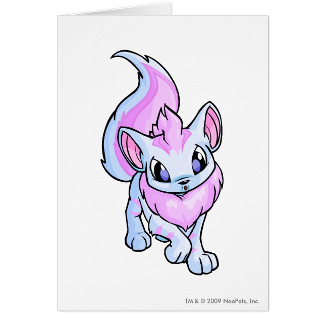 Xweetok görade randig hälsningskort (Framsidan)