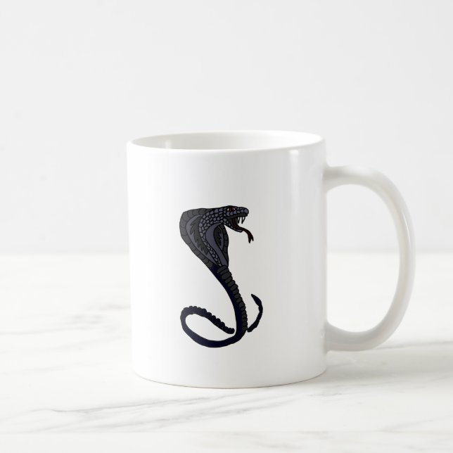 XX- design för kungkobraorm Kaffemugg (Höger)