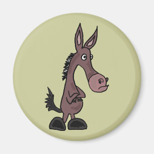 XX- envis Mule eller Donky tecknad Magnet