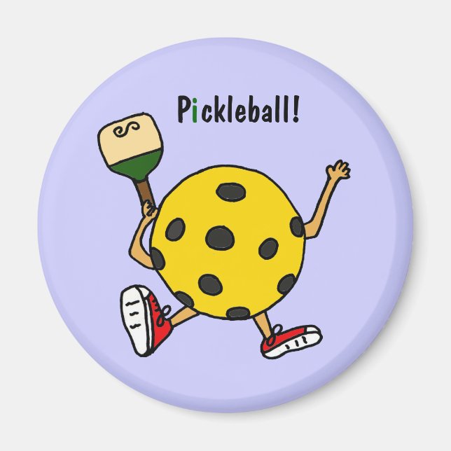 XX- Funny Pickleball Character Magnet (Framsidan)