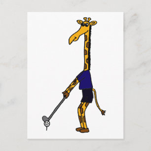 XX- Giraffe-uppspelning av Golf Design Vykort