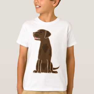 XX- hund för valp för chokladLabrador Retriever Tee