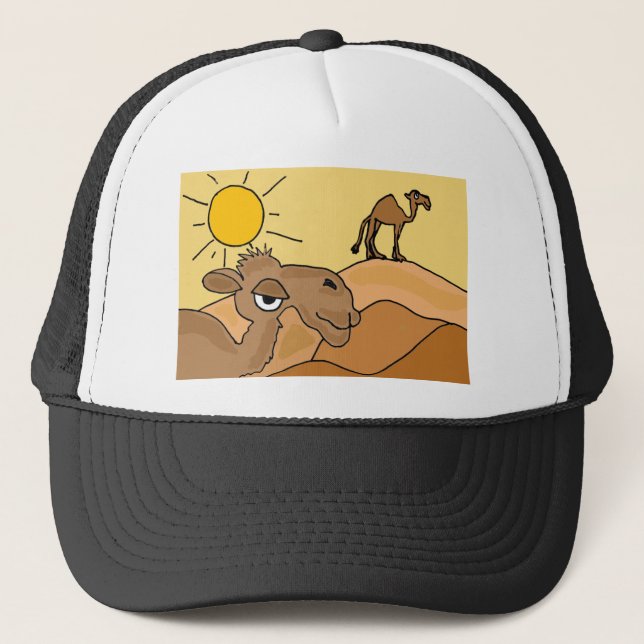 XX- kamel i den Folk konsten för öken Keps (Framsida)