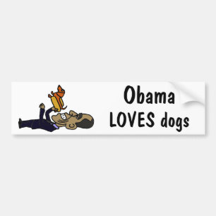 XX- Obama KÄRLEKhundar Bildekal